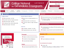 Tablet Screenshot of cnge.fr